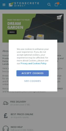 Mobile page screenshot