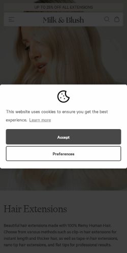 Mobile page screenshot