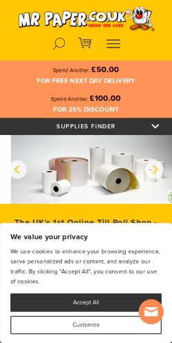 Mobile page screenshot