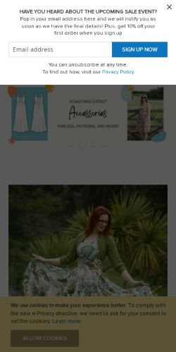 Mobile page screenshot