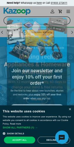 Mobile page screenshot
