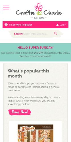 Mobile page screenshot