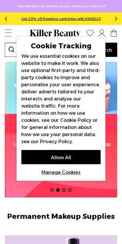 Mobile page screenshot