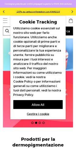 Mobile page screenshot