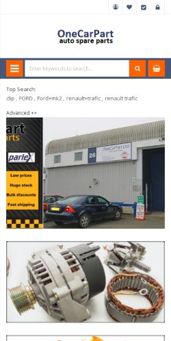 Mobile page screenshot