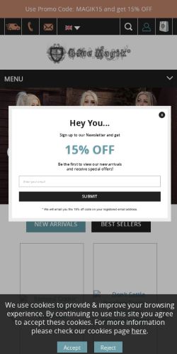 Mobile page screenshot