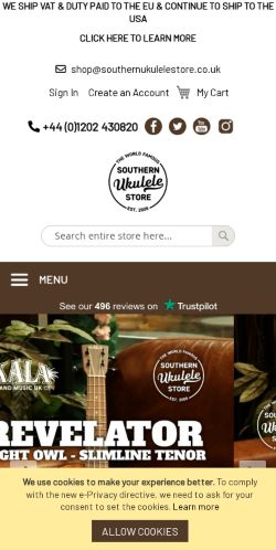 Mobile page screenshot