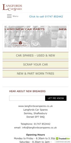 Mobile page screenshot