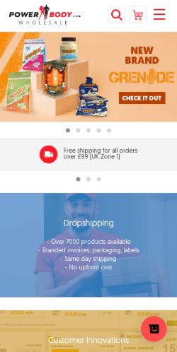 Mobile page screenshot