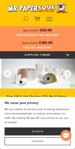 Mobile page screenshot