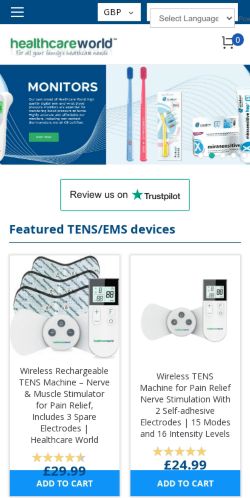 Mobile page screenshot