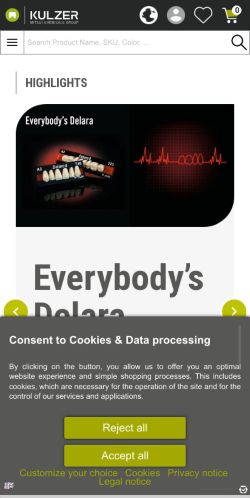 Mobile page screenshot