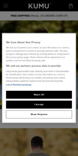Mobile page screenshot