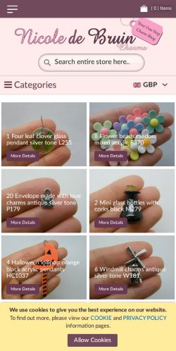 Mobile page screenshot