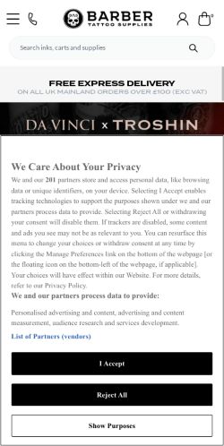 Mobile page screenshot