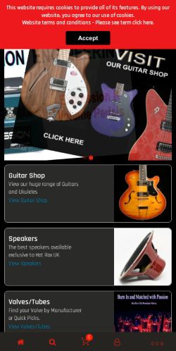 Mobile page screenshot