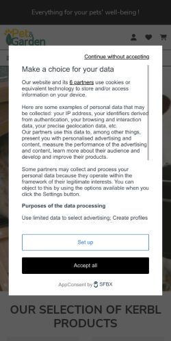 Mobile page screenshot
