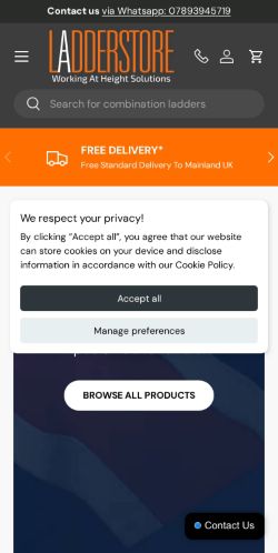 Mobile page screenshot