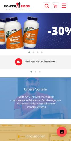 Mobile page screenshot