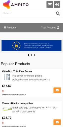 Mobile page screenshot