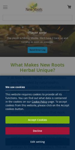 Mobile page screenshot