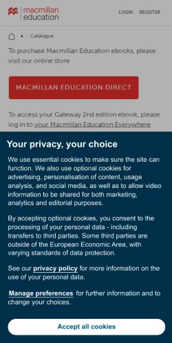 Mobile page screenshot