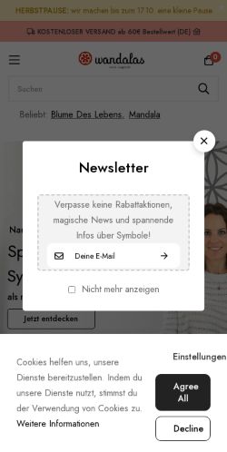 Mobile page screenshot