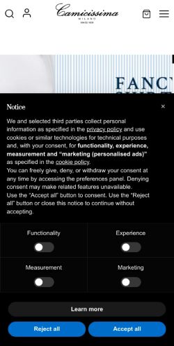 Mobile page screenshot
