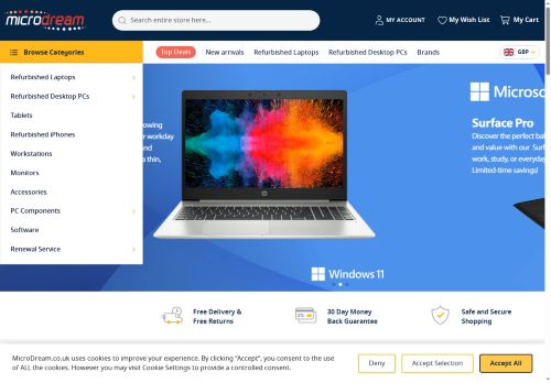 Desktop page screenshot