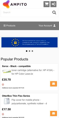 Mobile page screenshot