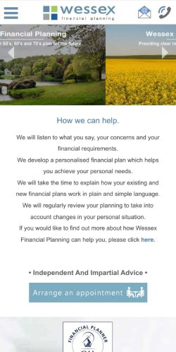 Mobile page screenshot