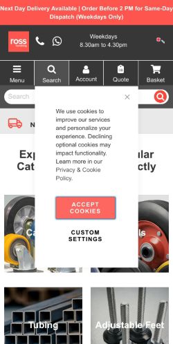 Mobile page screenshot