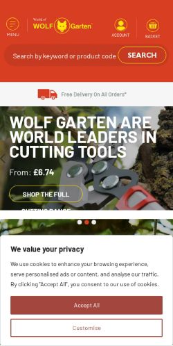 Mobile page screenshot