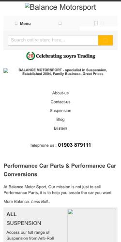 Mobile page screenshot