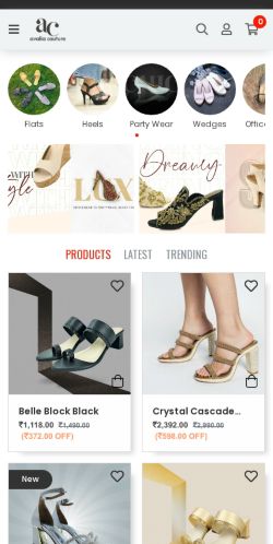 Mobile page screenshot