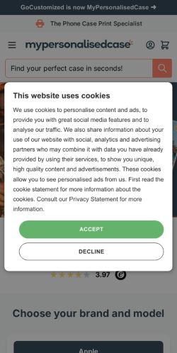 Mobile page screenshot