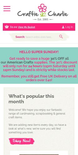 Mobile page screenshot