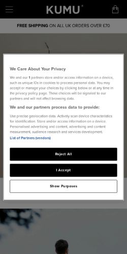 Mobile page screenshot
