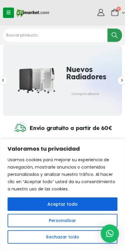 Mobile page screenshot