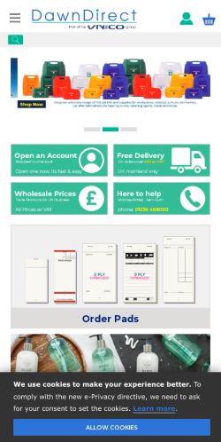 Mobile page screenshot