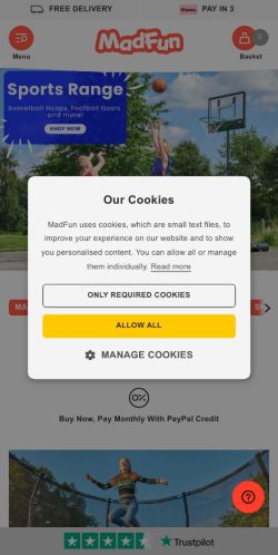 Mobile page screenshot