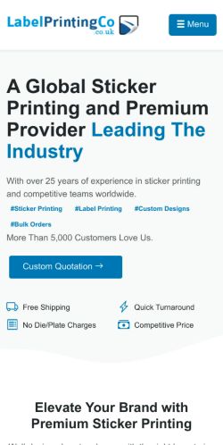 Mobile page screenshot