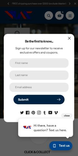 Mobile page screenshot