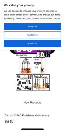 Mobile page screenshot