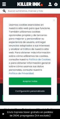 Mobile page screenshot
