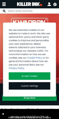 Mobile page screenshot