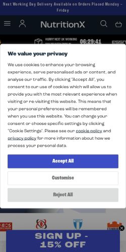 Mobile page screenshot