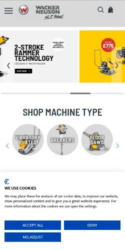 Mobile page screenshot