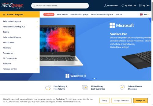 Desktop page screenshot