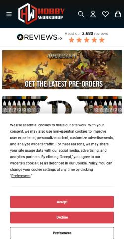 Mobile page screenshot